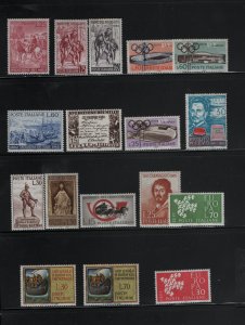 Italy 1960-1961 Issues, Hinged
