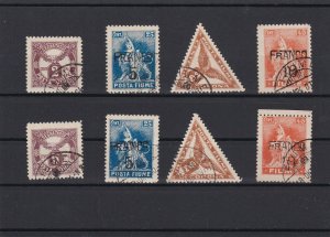 Fiume Used Stamps Ref 27162