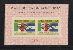 Honduras Scott #C435a MNH Imperf S/Sheet
