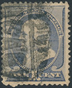 US 212 1 cent Franklin; Used; Chicacgo cancel -- See details and scans