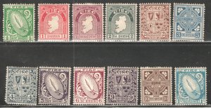 IRELAND #65-76 Unused,  F/VF,  CV 143.00  ....   2920528