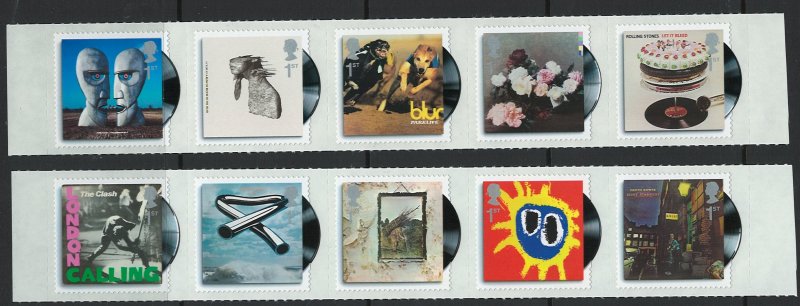 Great Britain Scott 2738a-2743a  MNH! Music Albums!