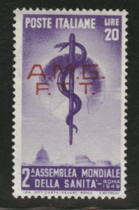 Italy Trieste Scott 49 AMG FTT MNH** stamp CV$15 1949