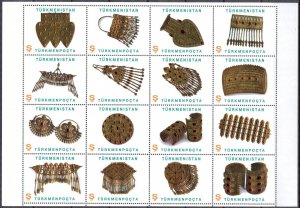 Turkmenistan 2014 Jewelry S/S MNH**