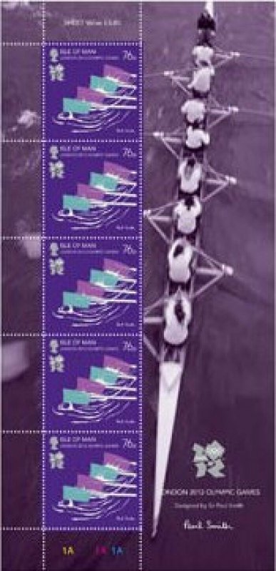 Isle of Man 2012 - London Olympic Games  - 76p x 5 Small Sheetlet - SG1718 - MNH 