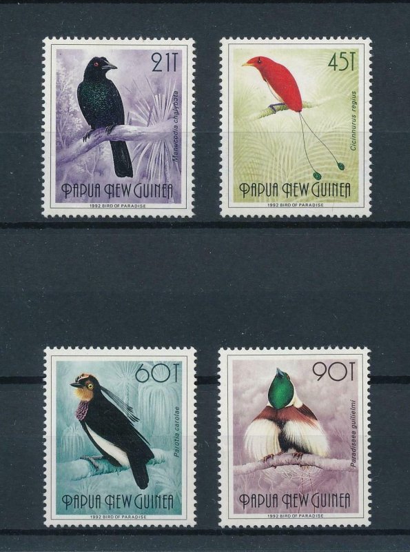 [103687] Papua New Guinea 1992 Birds vögel oiseaux of paradise Large T MNH