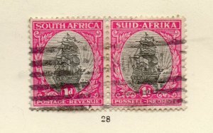 South Africa 1913-20s Early Issue Fine Used 1d. Pair NW-169819