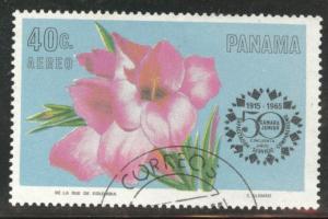 Panama  Scott C347 used  CTO flower airmail various cancels