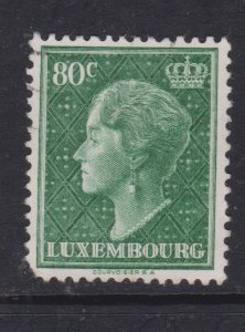 Luxembourg 1949 Grand Duchess Charlotte 80c Fine Used SG 517 VGC
