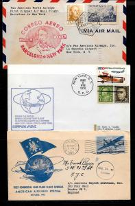 (6) First Flight Covers -Set #360 - See Description for Info