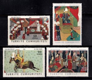 Turkey stamps #1763 - 1766, MNH,  CV $4.95