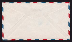 SCOTT #UC3 BORDER SAN FRANCISCO CA APO 502 (NEW CALEDONIA) AIR MAIL 1944