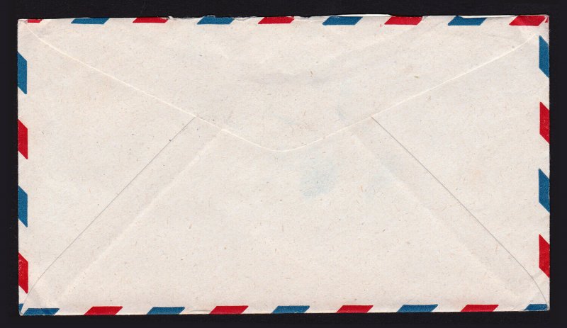 SCOTT #UC3 BORDER SAN FRANCISCO CA APO 502 (NEW CALEDONIA) AIR MAIL 1944