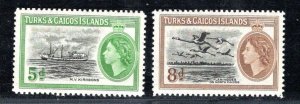 TURKS & CAICOS ISLANDS SC# 119-20  FVF/MLH