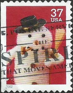 # 3686 USED SNOWMAN WITH PIPE