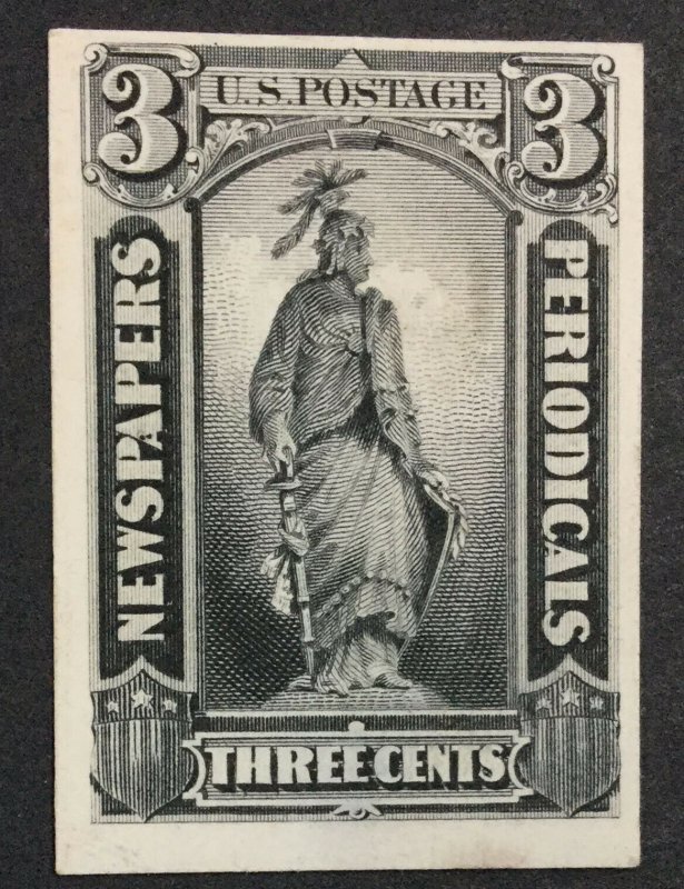 MOMEN: US STAMPS #PR58P4 PLATE PROOF ON CARD LOT #41635