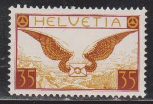 SWITZERLAND Scott # C13 MH - Airmail