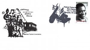 NATIONAL TOPICAL STAMPS SHOW CACHET EVENT COVER AT MEMPHIS TENNESEE 2004