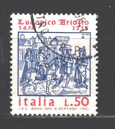 Italy. 1974. 1462. Ariosto-memory of the poet. USED.