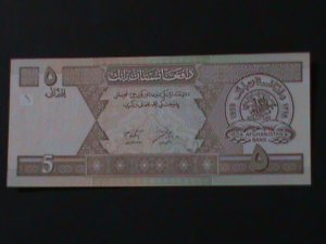 AFGHANISTAN-2002 BANK OF AFGHANISTAN$1 AFGHANIS-UN-CIRCULATED-VF HARD TO FIND