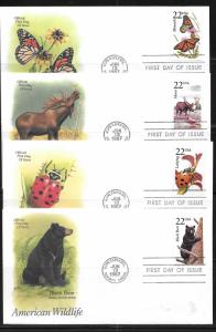 United States, 2286-2335, Wildlife Artcraft First Day Cover FDC