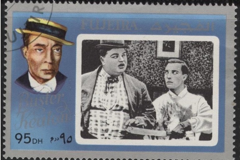 Fujeira Mi1142 (used cto) 95d Buster Keaton (1972)