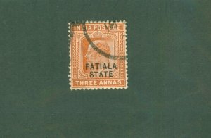 NABHA  INDIAN STATE 53 USED BIN $0.50