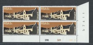 SOUTH AFRICA SC# 401 CONTROL B/4 FVF MNH 1974 