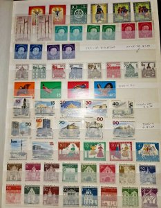 MINT German Stamp Album from 1945 Onward Neatly Organized