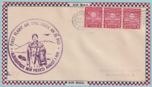 UNITED STATES FIRST FLIGHT COVER - 1931 FROM ALBUQUERQUE NEW MEXICO - CV500