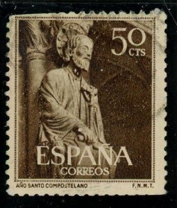 Spain 799 St. James of Compostela 1954