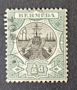 Bermuda 1902 SG31 Dry Dock used 0.5d