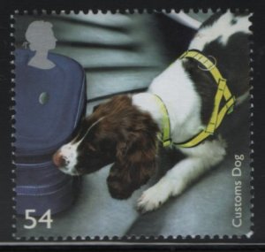 Great Britain 2008 MNH Sc 2542 54p Customs Dog