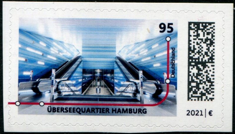 2021 Germany Uberseequartier Subway Station SA  (Scott NA) MNH