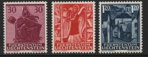 LIECHTENSTEIN  372-374   mint hinged  SET