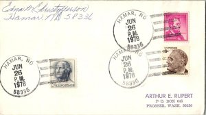 United States North Dakota Hamar 58336 1978 4-bar  1974-1983  Philatelic.