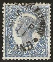 Queensland 133, used.  Type III.  wmk 12.  1907.  (A880)