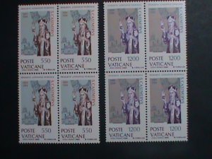 ​VATICAN 1984 SC#731-2 ST. CASIMIR OF LITHUANIA -MNH-BLOCK- SHIP TO WORLD WIDE