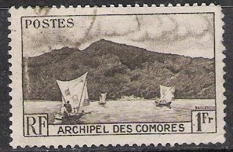 Comoro Islands #32 Anjouan Bay Used