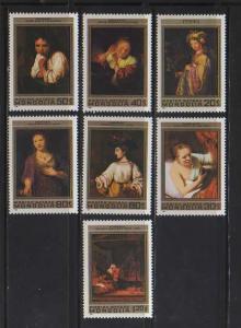 Mongolia Scott 1194-2000 MNH** Classic Painting set CV$4.50