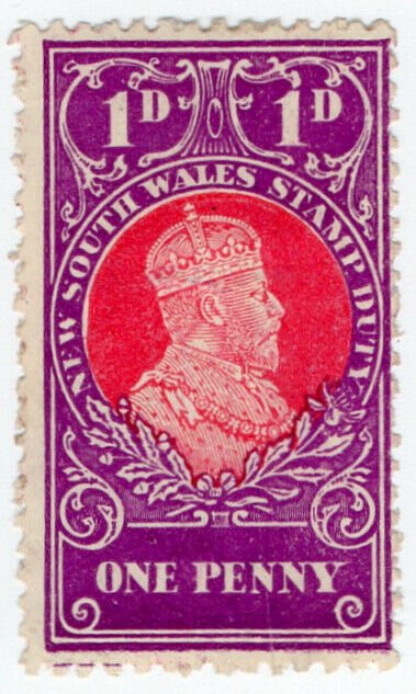 (I.B) Australia - NSW Revenue : Stamp Duty 1d (1914)