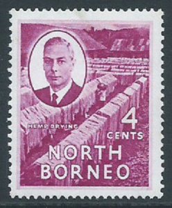 North Borneo, Sc #247, 4c MH