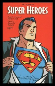 UX458-77 D.C. COMICS SUPER HEROES MINT POSTAL CARD SET of 20