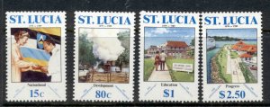 St Lucia 1989 Independence 10th Anniv. MUH