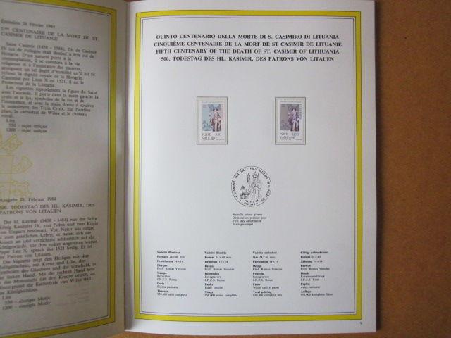 VATICAN 1984 - YEARBOOK (No 6153)