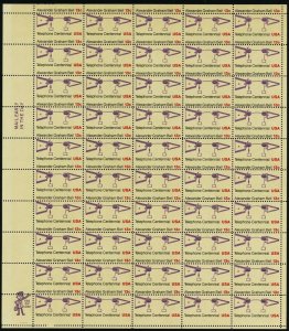 1683, Spectacular Misperforated Error Sheet of 50 Stamps WoW Mint NH Stuart Katz