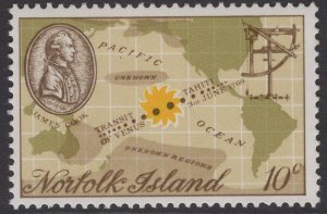 NORFOLK ISLAND SG99 1969 CAPTAIN COOK BICENTENARY MNH