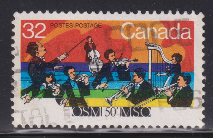 Canada 1010 Orchestra Concert 32¢ 1984