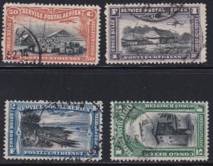 Belgian Congo # C 1-4, Used set