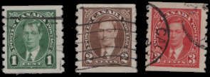 Canada SC# 238-240 Used f/vf